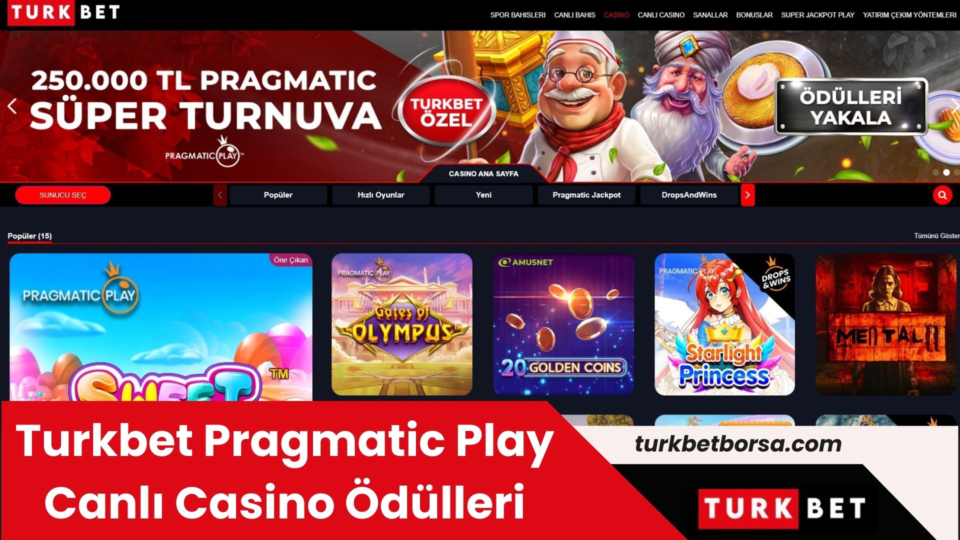 Turkbet Pragmatic Play Canlı Casino Ödülleri
