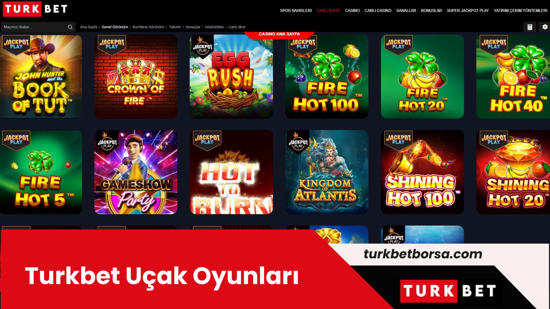 Turkbet Uçak Oyunları